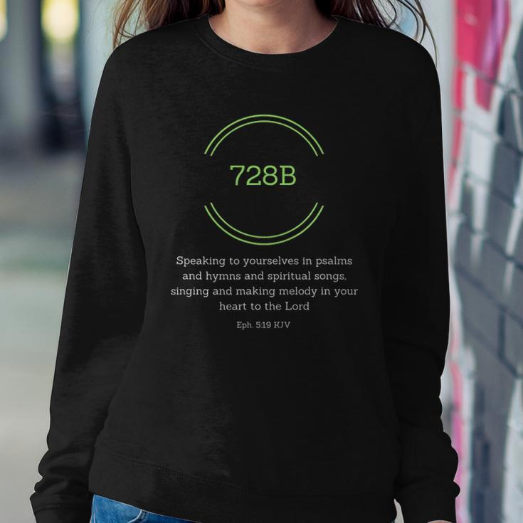 728B With Quote From Ephesians Sweatshirt Gifts for Her