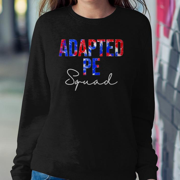 Adapted Pe Squad Tie Dye School Women Appreciation Sweatshirt Gifts for Her