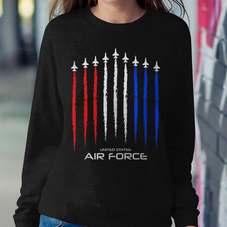 Air Force Us Veterans 4Th Of JulyAmerican Flag Sweatshirt Gifts for Her