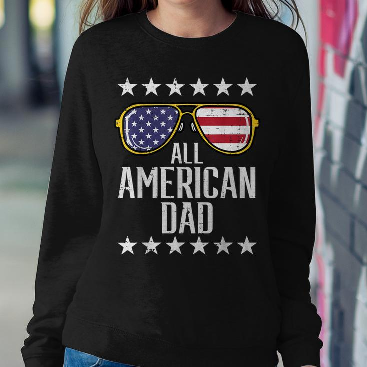 All American Dad 4Th Of July Memorial Day Matching Family Sweatshirt Gifts for Her