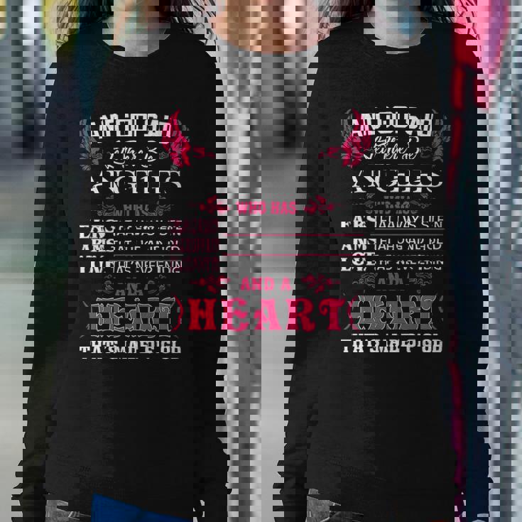 Angeles Name Gift And God Said Let There Be Angeles Sweatshirt Gifts for Her