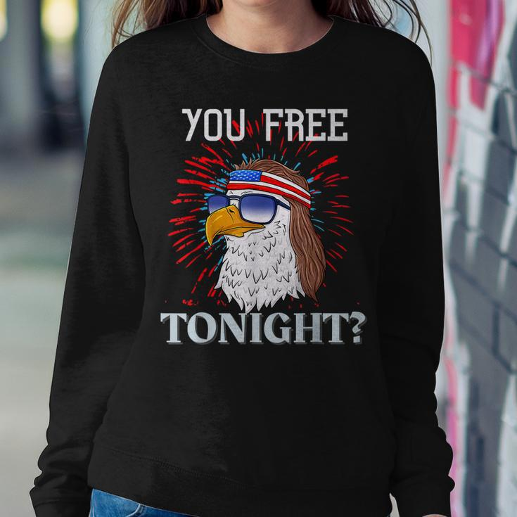 Are You Free Tonight 4Th Of July American Bald Eagle Sweatshirt Gifts for Her