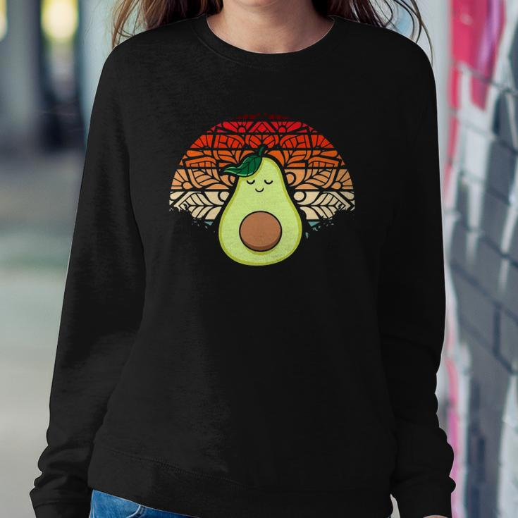 Avocado Yoga Pose Meditation Vegan Gift Meditation Sweatshirt Gifts for Her