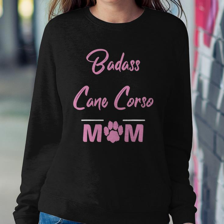 Badass Cane Corso Mom Funny Dog Lover Sweatshirt Gifts for Her