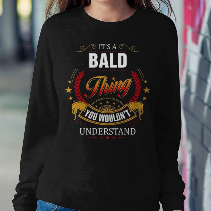 Bald Shirt Family Crest BaldShirt Bald Clothing Bald Tshirt Bald Tshirt Gifts For The Bald Sweatshirt Gifts for Her