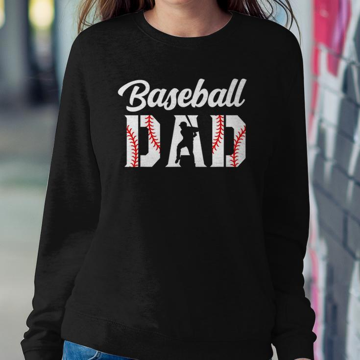 Baseball Dad Apparel - Dad Baseball Sweatshirt Gifts for Her