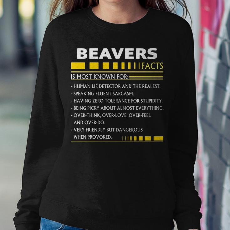 Beavers Name Gift Beavers Facts V2 Sweatshirt Gifts for Her