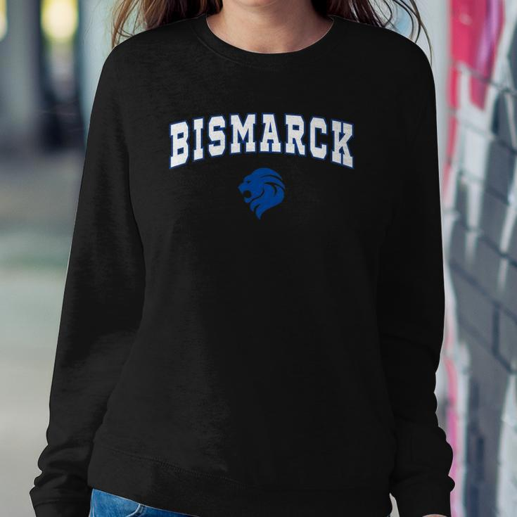 Bismarck High School Lions C2 College Sports Sweatshirt Gifts for Her