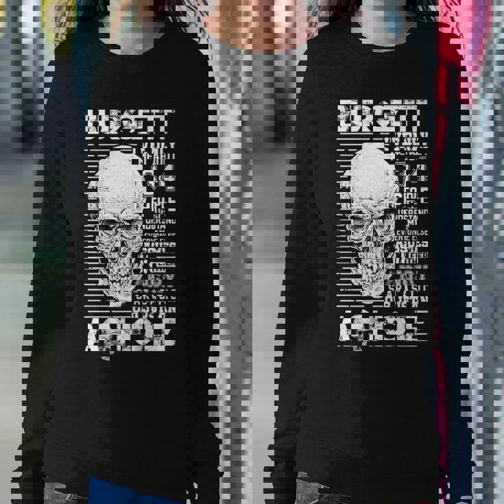 Burgett Name Gift Burgett Ive Only Met About 3 Or 4 People Sweatshirt Gifts for Her