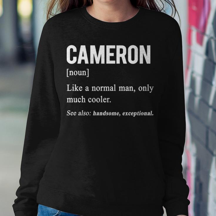 Cameron Name Gift Cameron Funny Definition Sweatshirt Gifts for Her
