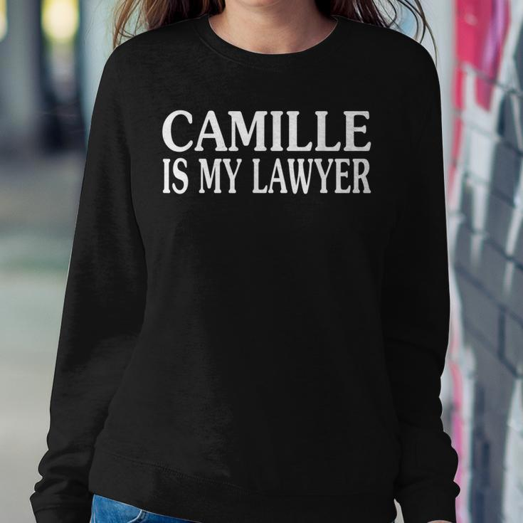 Camille Vazquez Is My Lawyer I Love Camille Vazquez Sweatshirt Gifts for Her