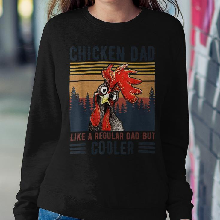 Chicken Chicken Chicken Dad Like A Regular Dad Farmer Poultry Father Day_ V3 Sweatshirt Gifts for Her