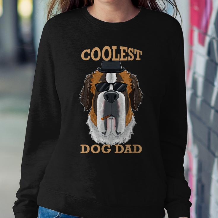Coolest Dog Dad I Saint Bernard Dad I Saint Bernard Sweatshirt Gifts for Her