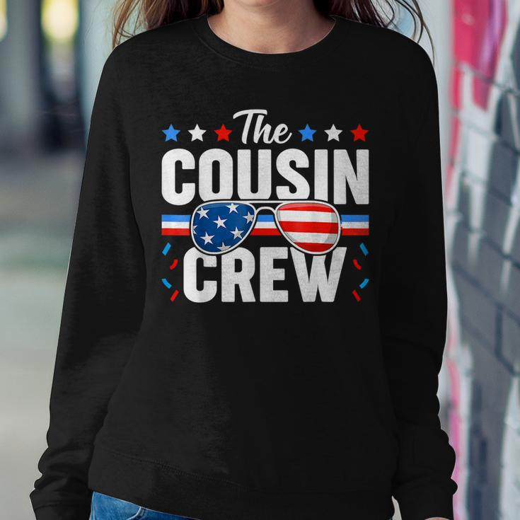Cousin Crew 4Th Of July Patriotic American Family Matching Sweatshirt Gifts for Her