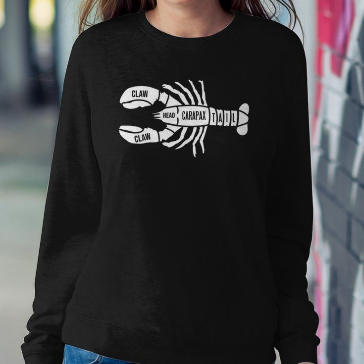 Crawfish Anatomy Crawfish Festival Seafood Sweatshirt Gifts for Her