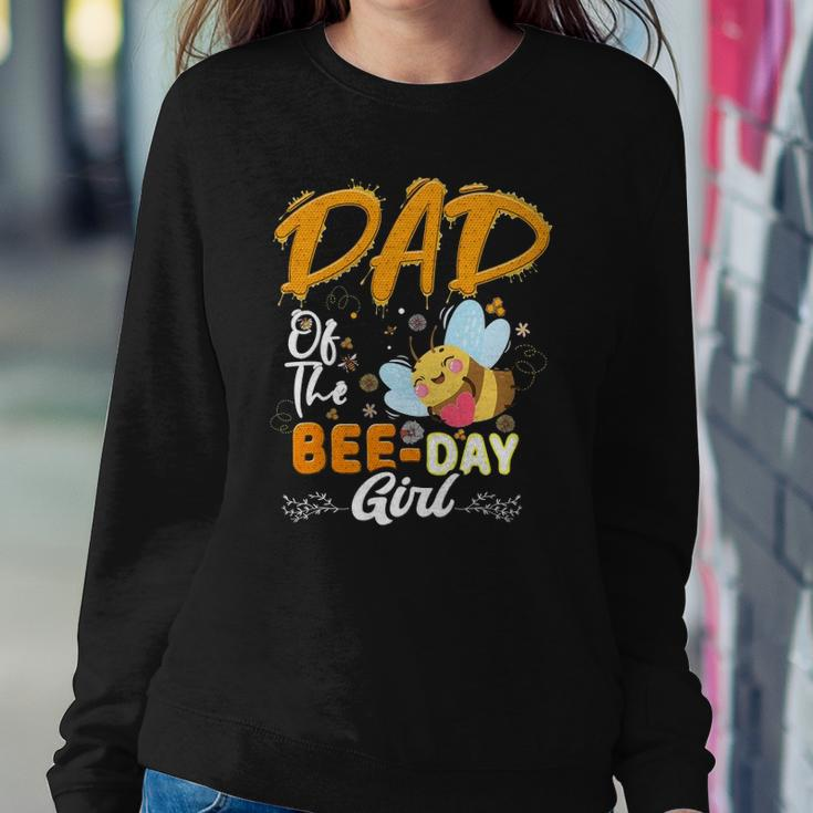 Dad Of The Bee Day Girl Hive Party Matching Birthday Sweatshirt Gifts for Her