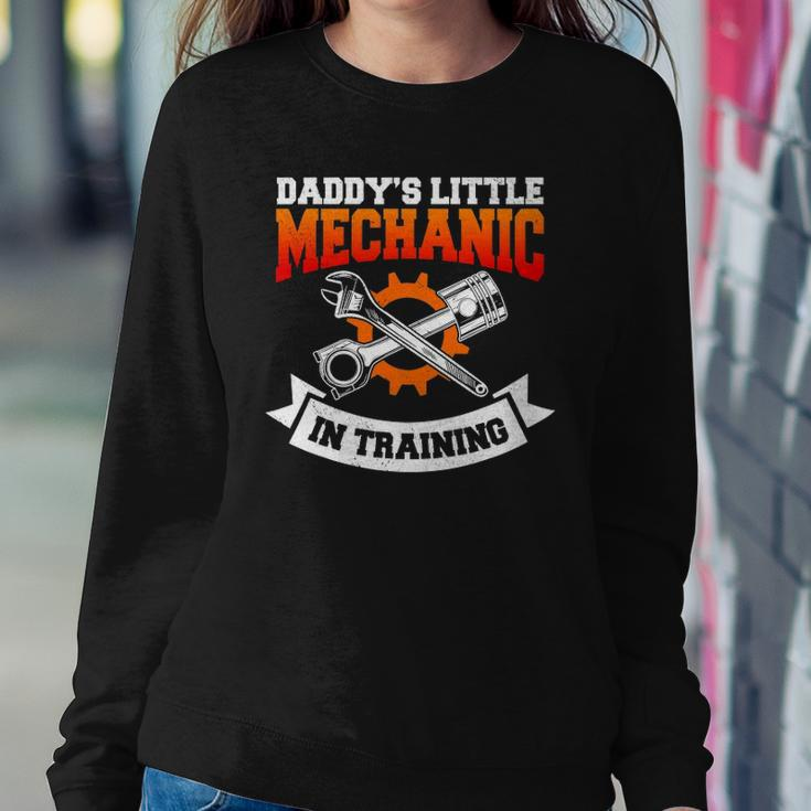 Daddys Little Mechanic In Training Automotive Technician Sweatshirt Gifts for Her