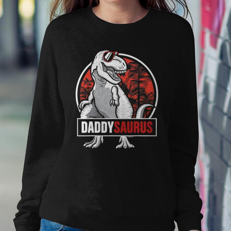 Daddysaurus Fathers Day Giftsrex Daddy Saurus Men Sweatshirt Gifts for Her