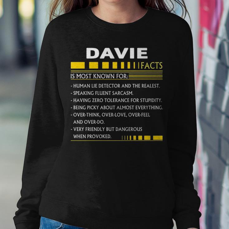 Davie Name Gift Davie Facts Sweatshirt Gifts for Her