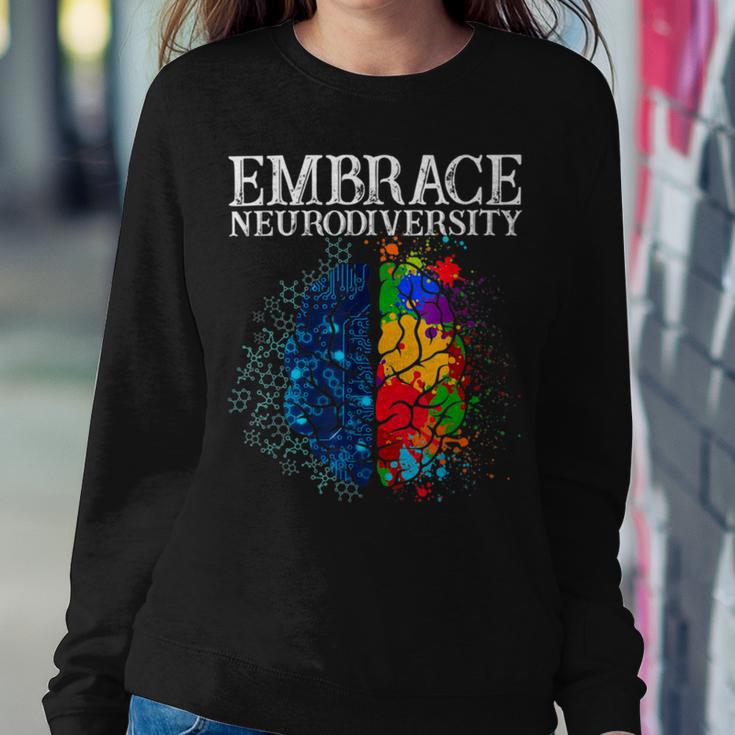 Embrace Neurodiversity Sweatshirt Gifts for Her