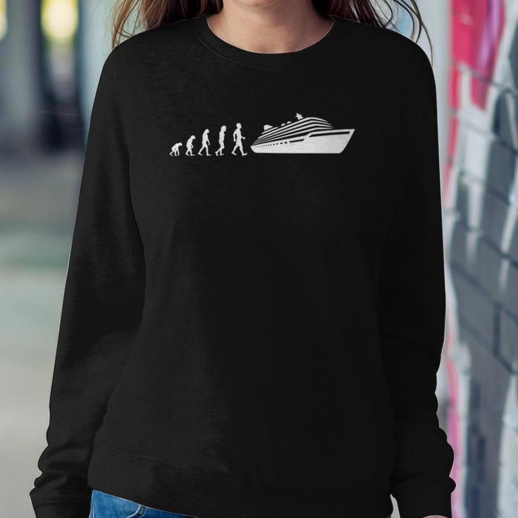Evolution Cruise Crusing Ship Gift Sweatshirt Gifts for Her