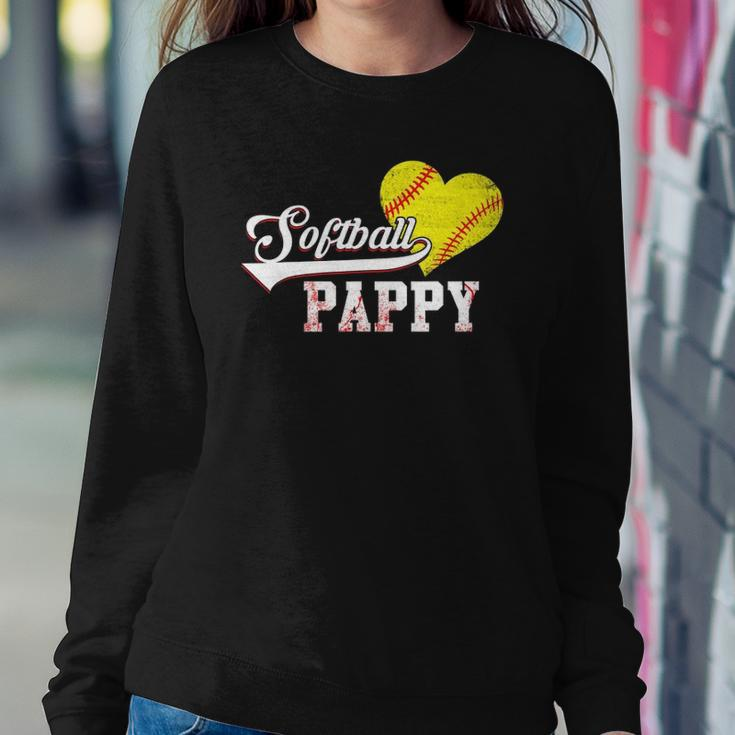 Family Softball Player Gifts Softball Pappy Sweatshirt Gifts for Her