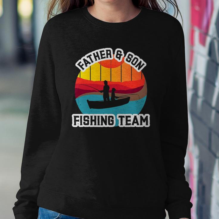 Father And Son Fishing Team Fathers Day Sweatshirt Gifts for Her
