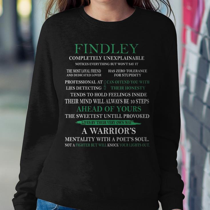 Findley Name Gift Findley Completely Unexplainable Sweatshirt Gifts for Her