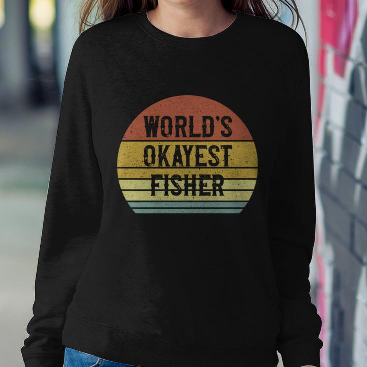 Fisher Worlds Okayest Fisher Sweatshirt Gifts for Her