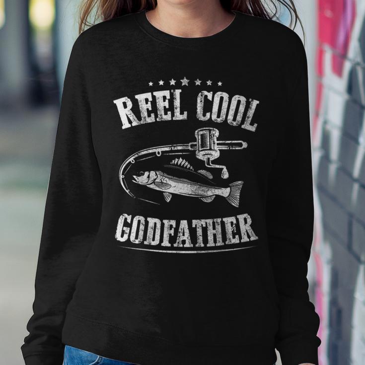 Fishing Reel Cool Godfather Sweatshirt Gifts for Her