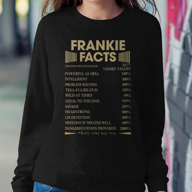 Frankie Name Gift Frankie Facts Sweatshirt Gifts for Her