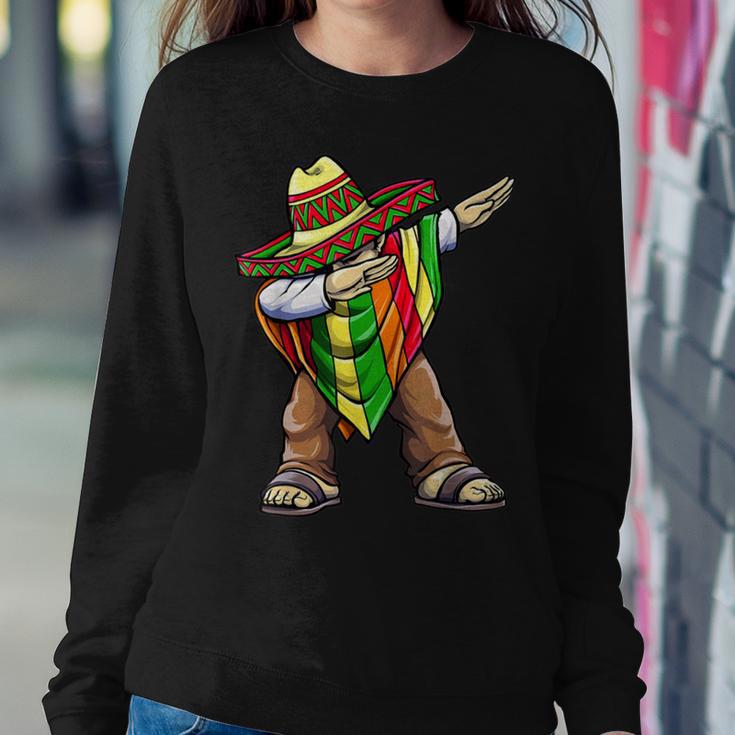 Funny Dabbing Taco Cinco De May Mexican Food V2 Sweatshirt Gifts for Her