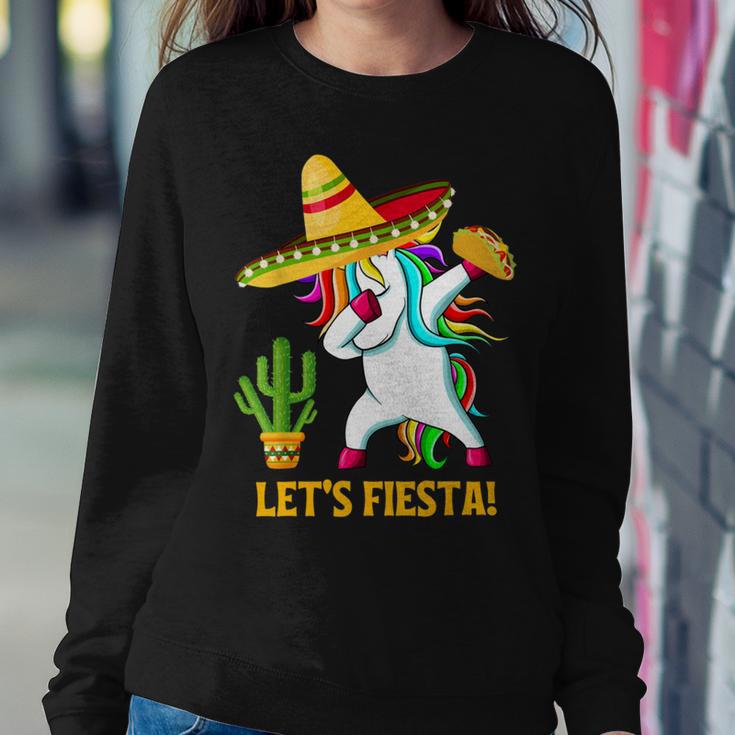 Funny Dabbing Taco Cinco De May Mexican Food V4 Sweatshirt Gifts for Her