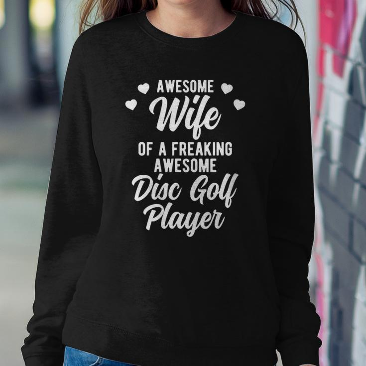 Funny Disc Golfer Husband Gift For Disc Golf Player Wife Sweatshirt Gifts for Her