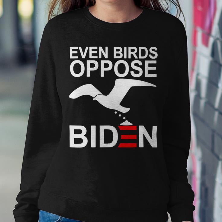 Funny Even Birds Oppose Biden Sweatshirt Gifts for Her