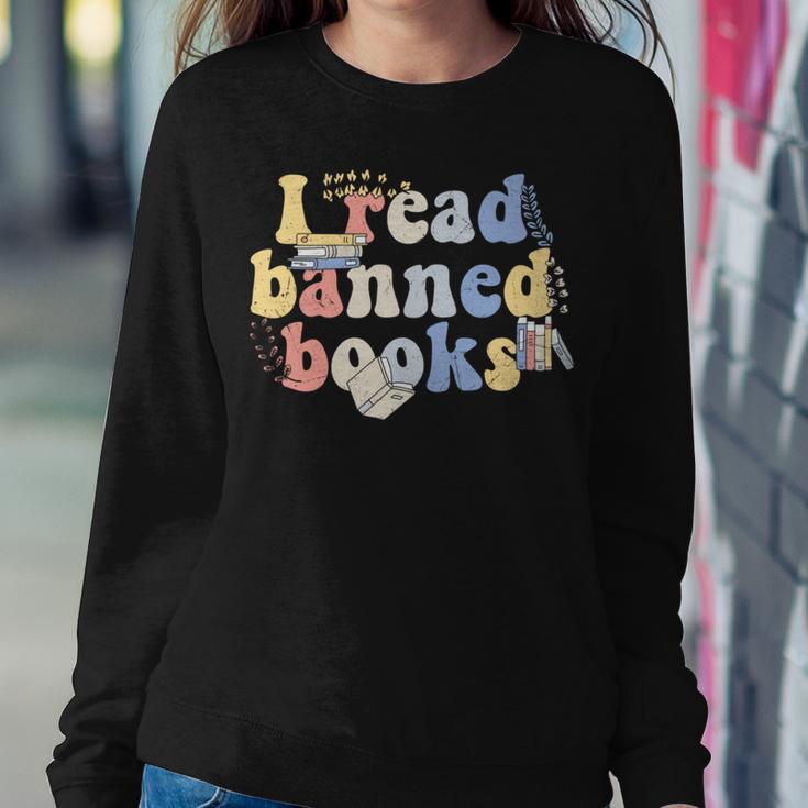 Funny I Read Banned Books Lovers Books Sweatshirt Gifts for Her