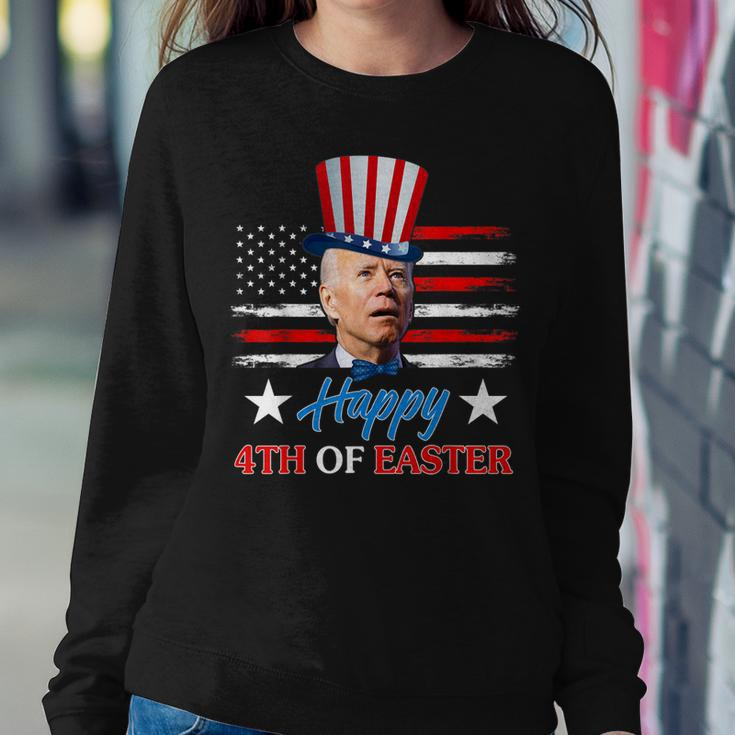 Funny Joe Biden Happy 4Th Of Easter Confused 4Th Of July Sweatshirt Gifts for Her