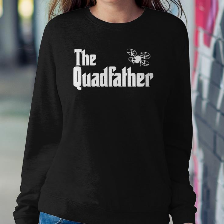 Funny Quadfather Drone Racing Sport Lover Sweatshirt Gifts for Her