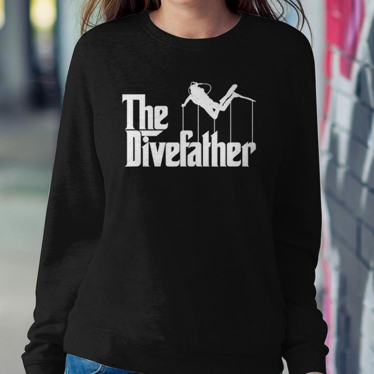 Funny Scuba Diving The Dive Father Gift Sweatshirt Gifts for Her