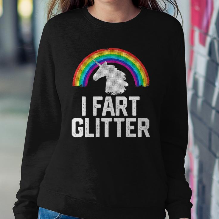 Funny Unicorn Rainbow Retro Gay Pride Lgbtq Mens Womens Sweatshirt Gifts for Her