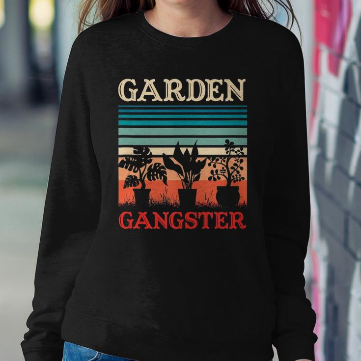 Garden Gangster Funny Gardening Retro Vintage Sweatshirt Gifts for Her