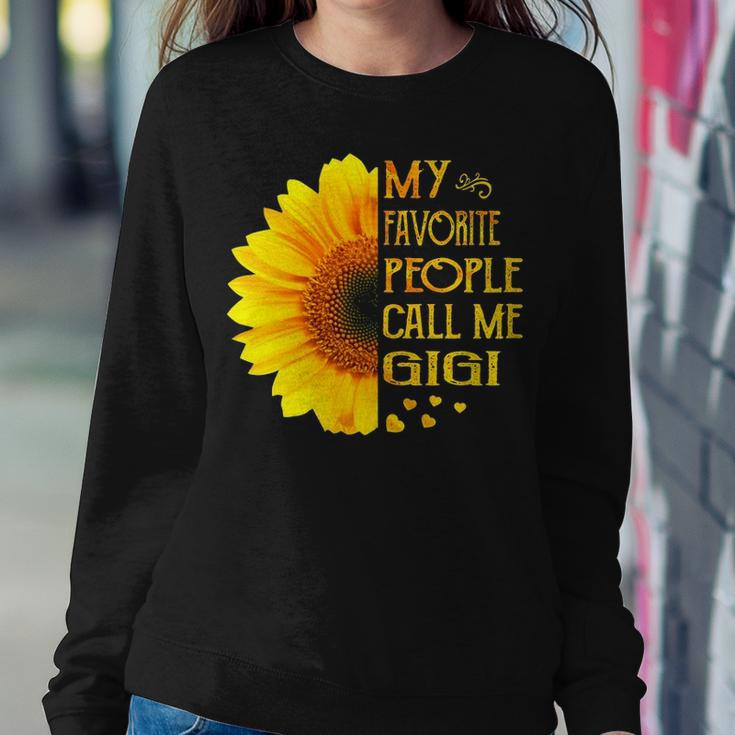 Gigi Grandma Gift My Favorite People Call Me Gigi Sweatshirt Gifts for Her
