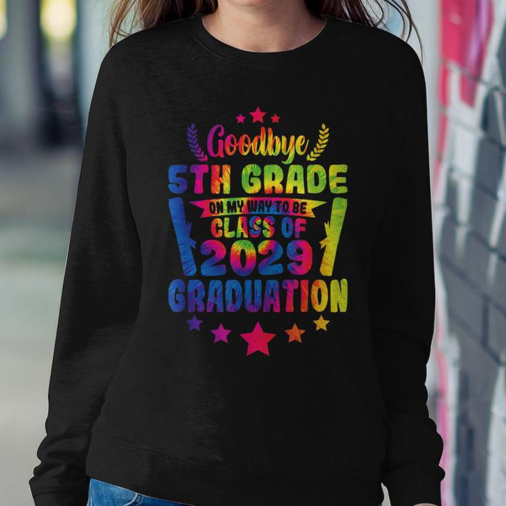 Goodbye 5Th Grade Class Of 2029 Graduate 5Th Grade Tie Dye Sweatshirt Gifts for Her