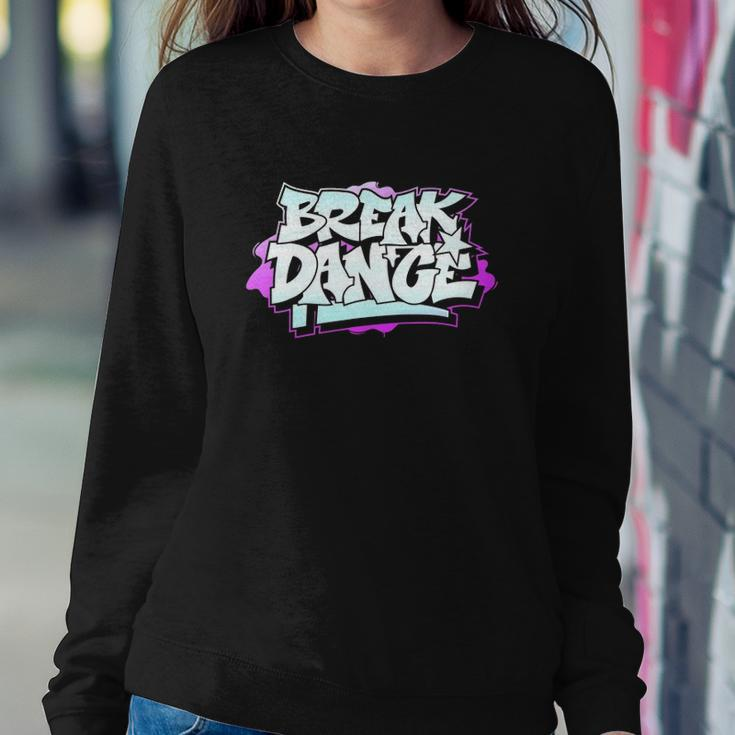 Graffiti Style Break Dancing Hip Hop Sweatshirt Gifts for Her