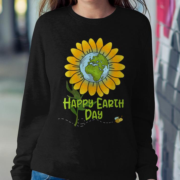 Happy Earth Day Every Day Sunflower Kids Teachers Earth Day Sweatshirt Gifts for Her