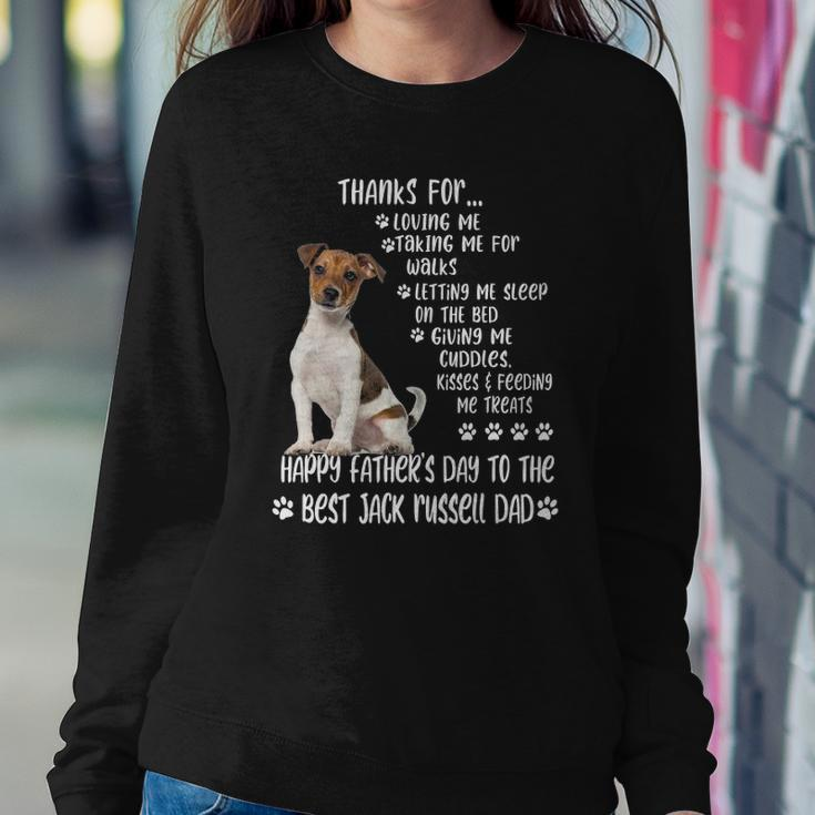 Happy Fathers Day 2022 Jack Russell Dad Dog Lover Sweatshirt Gifts for Her
