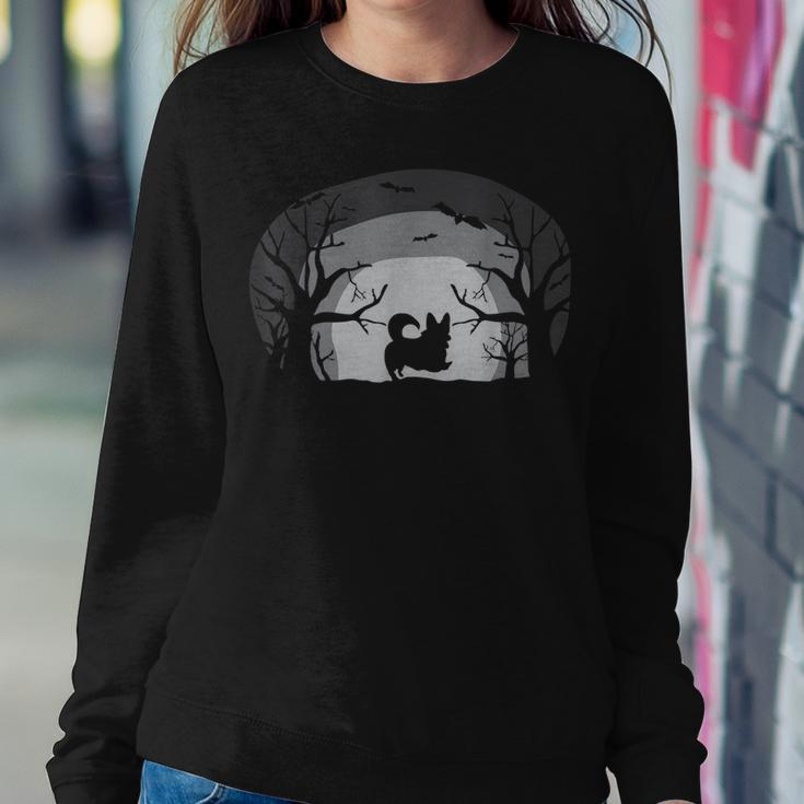 Happy Halloween Welsh Corgi Dog Spooky Scary Puppies Sweatshirt Gifts for Her