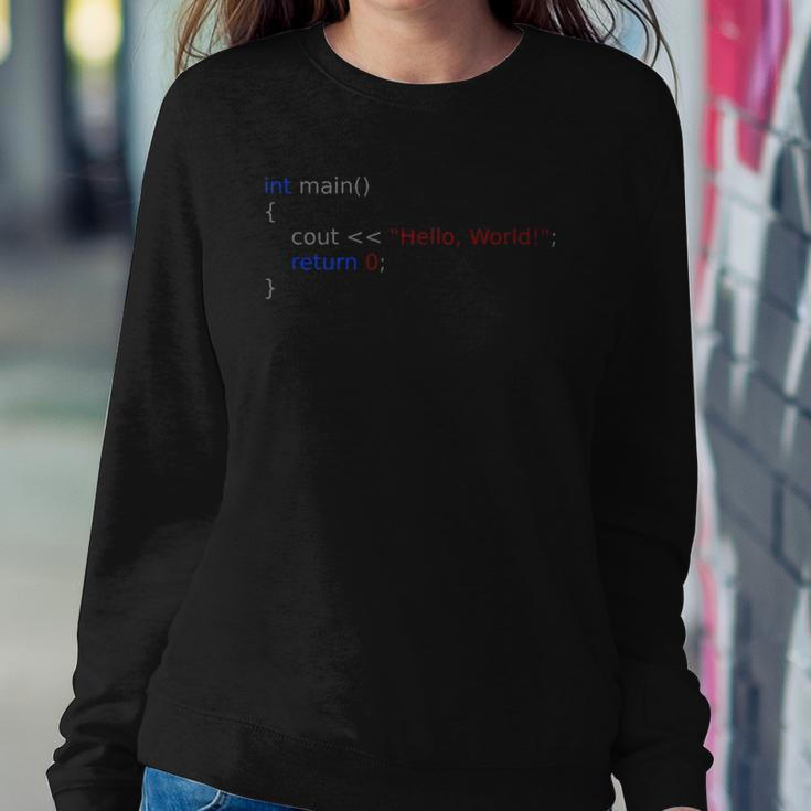 Hello World C Programming Languages Sweatshirt Gifts for Her
