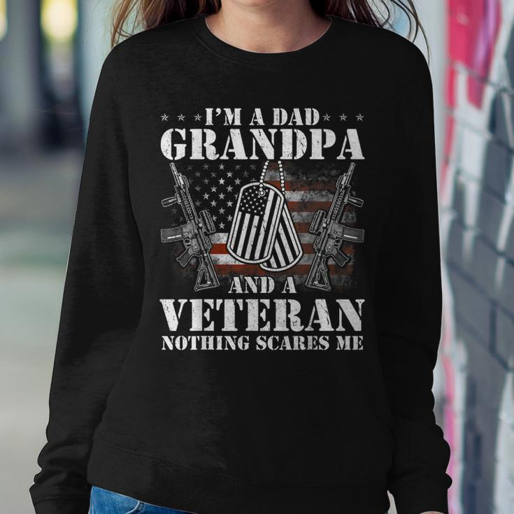 I Am A Dad Grandpa Veteran Fathers Day Sweatshirt Gifts for Her