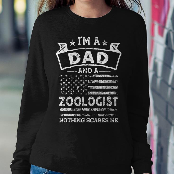 Im A Dad And Zoologist Funny Fathers Day & 4Th Of July Sweatshirt Gifts for Her
